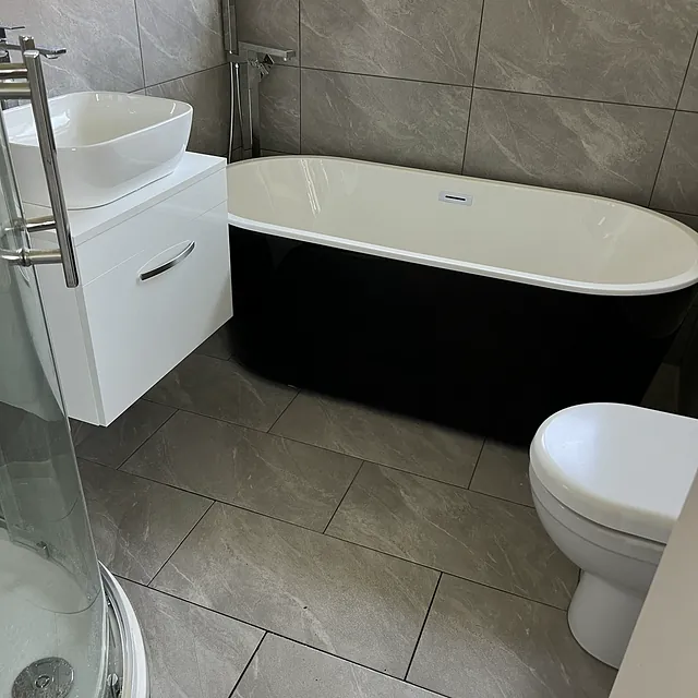 Example Alan Hall Plumbing finished bathroom
