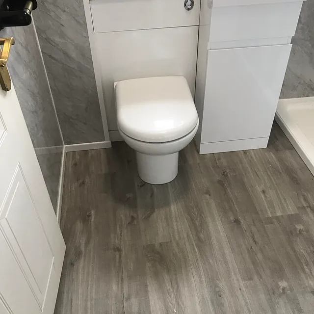 Example Alan Hall Plumbing finished bathroom